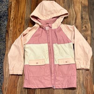 Wonder Nation Pink and Cream Raincoat for Kids
